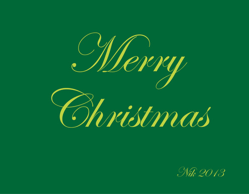 Merry Christmas
