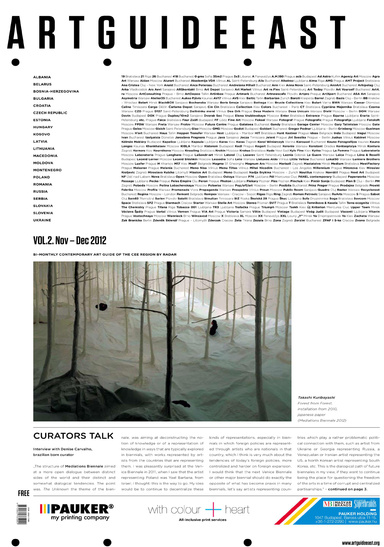 ArtGuideEast NOV-DEC 2012