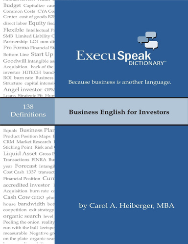 ExecuSpeak Dictionary: Business English for Investors