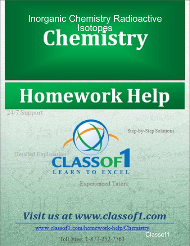 Inorganic Chemistry Radioactive Isotopes