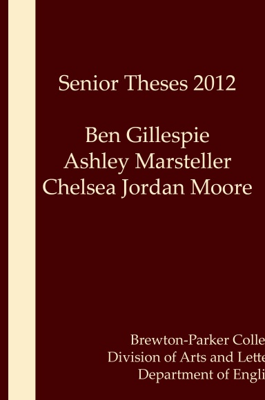 Senior Theses 2012