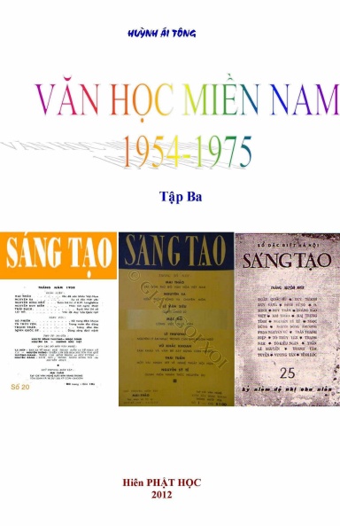 VĂN HỌC MIỀN NAM 1954-1975 ( III )