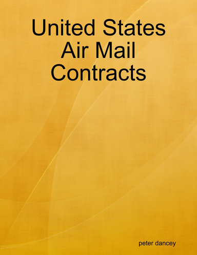 United States Air Mail Contracts