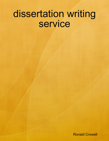 dissertation writing service