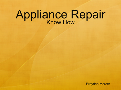 Appliance Repair - Know How