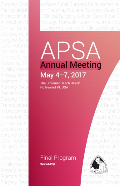 APSA 2017 Annual Meeting Program Book