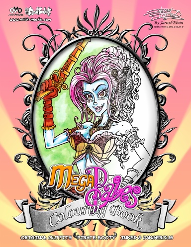 MickMacks' Meatbucket MegaBabes' Colouring Book 1