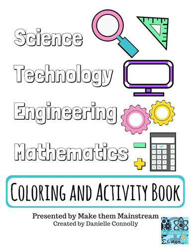 Science, Technology, Engineering, and Mathematics Coloring and Activity Book