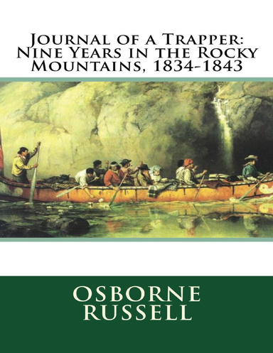 Journal of a Trapper