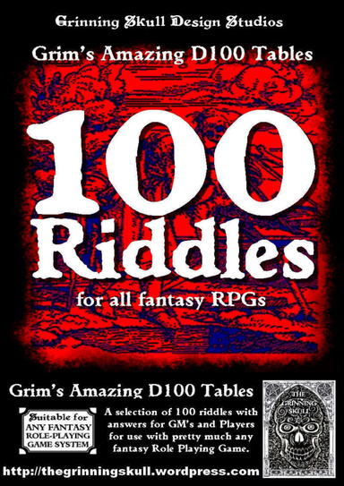 100 Riddles for all fantasy RPGs