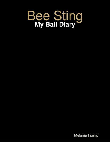 Bee Sting - My Bali Diary