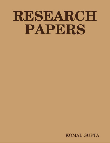 RESEARCH PAPERS