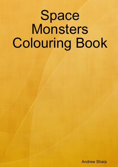 Space Monsters Colouring Book