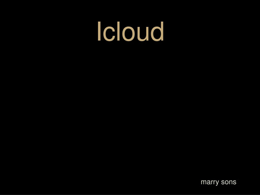 Icloud