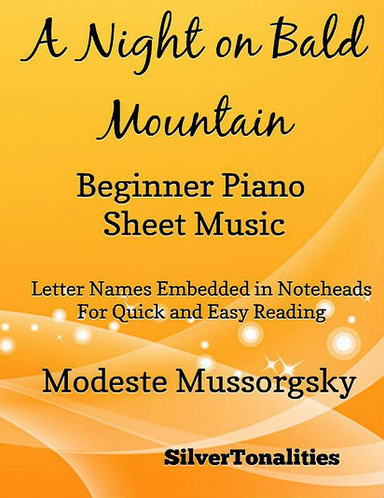 A Night on Bald Mountain Beginner Piano Sheet Music Pdf