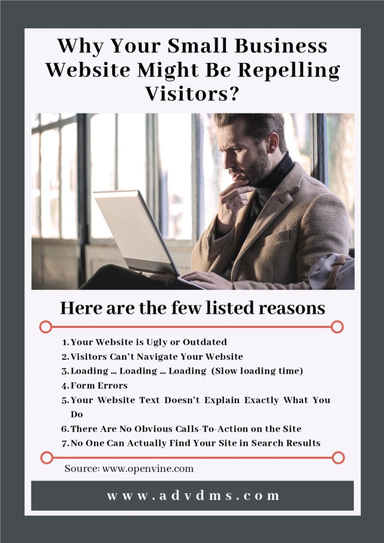 Why Your Small Business Website Might Be Repelling Visitors?