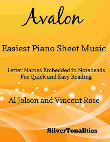 Avalon Easiest Piano Sheet Music Pdf