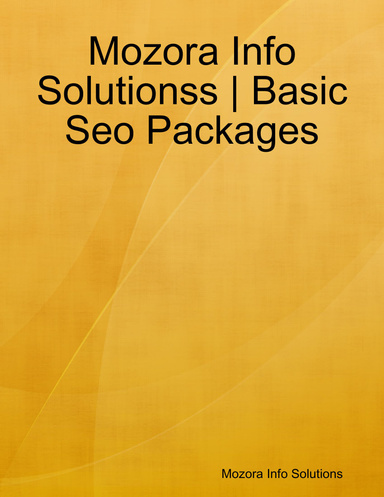 Mozora Info Solutionss | Basic Seo Packages
