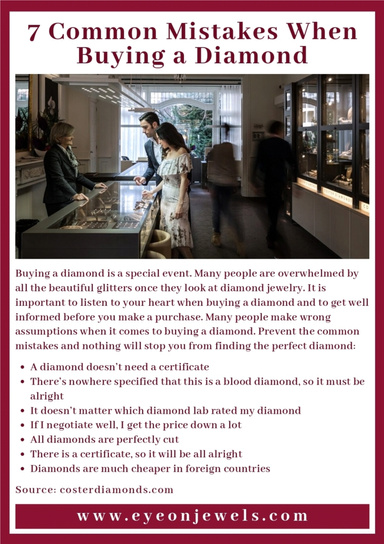 7 Common Mistakes When Buying a Diamond