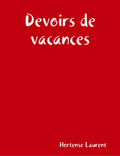 Devoirs de vacances