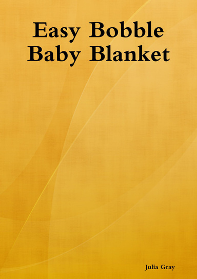 Easy Bobble Baby Blanket