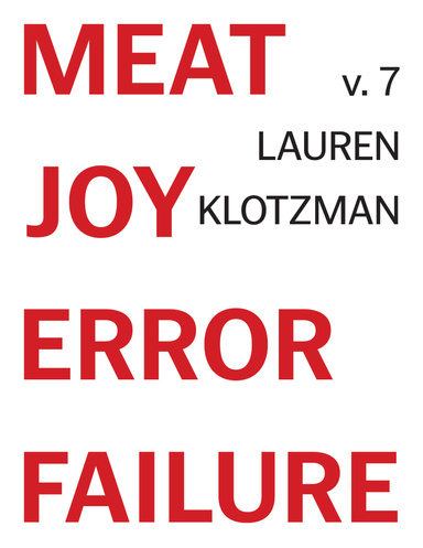 MEAT JOY ERROR FAILURE VOL. 7