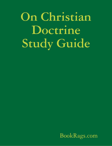 On Christian Doctrine Study Guide