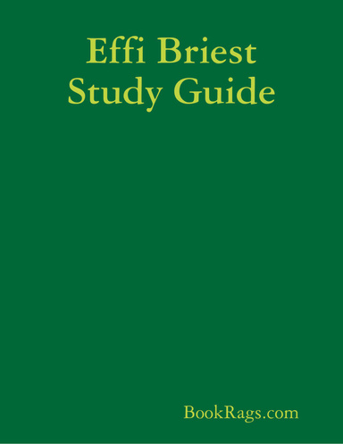 Effi Briest Study Guide