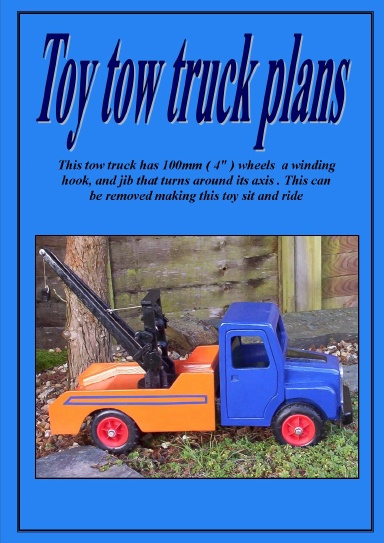 Wooden toy truck plans