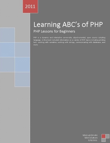Learing ABC's of PHP