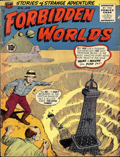 Comic book Forbidden Worlds 43