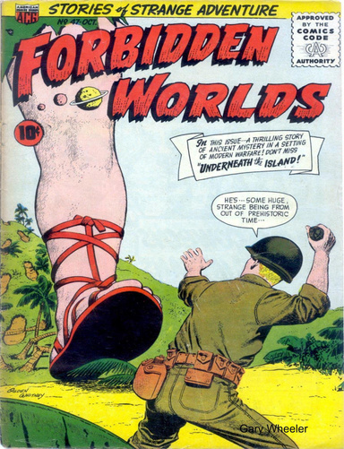 Comic book Forbidden Worlds 47