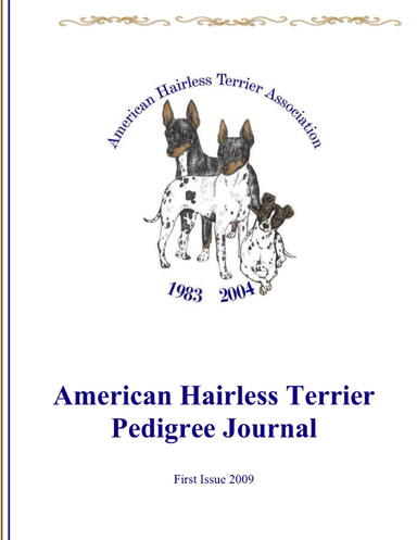 American Hairless Terrier Pedigree Journal : Volume 1 Issue 1 2009