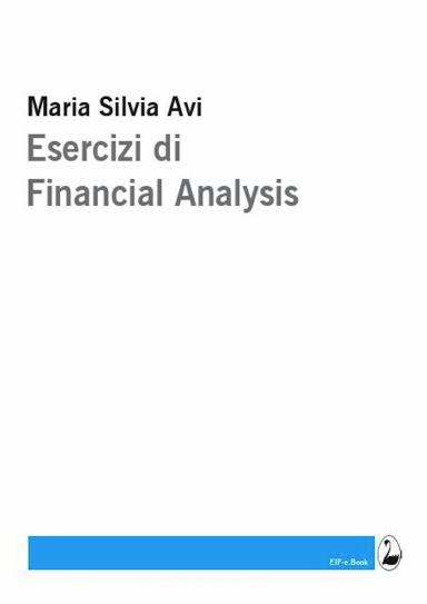 Esercizi di Financial Analysis