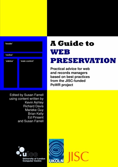 A Guide to Web Preservation