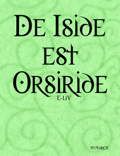 De Iside est Orsiride