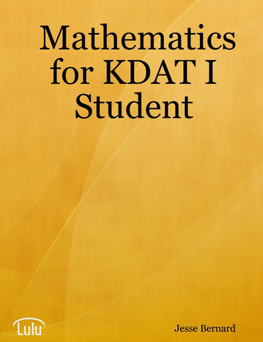 Mathematics for KDAT I Student