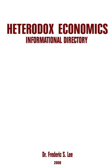 Heterodox Economics Informational Directory