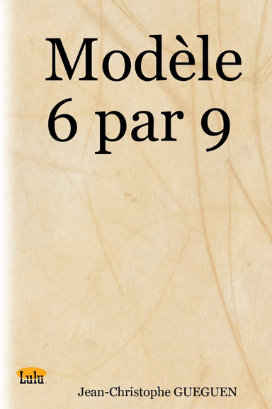 Modèle 6 par 9