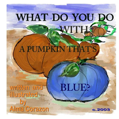 WHAT DO YOU DO WITH A PUMPKIN THAT'S BLUE?