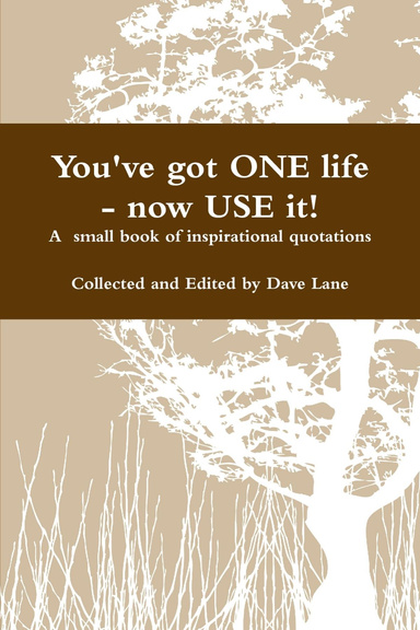 You've got ONE life - now USE it!