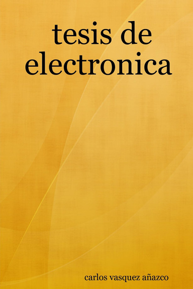 tesis de electronica