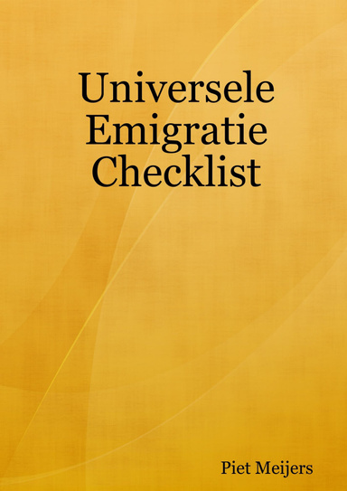 Emigratie Checklist Universeel