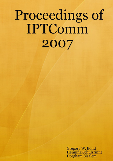 Proceedings of IPTComm 2007
