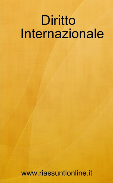 Diritto Internazionale