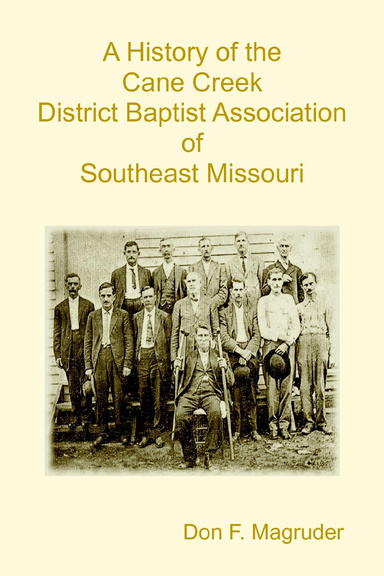 A History of the Cane Creek Association - Hard Back 052908
