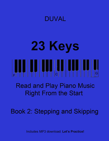 23 Keys: Read and Play Piano Music Right From the Start, Book 2  (USA Ed.- Spiral Bound)
