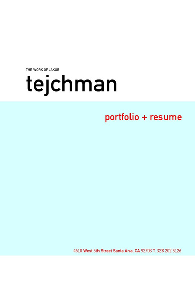Portfolio + Resume