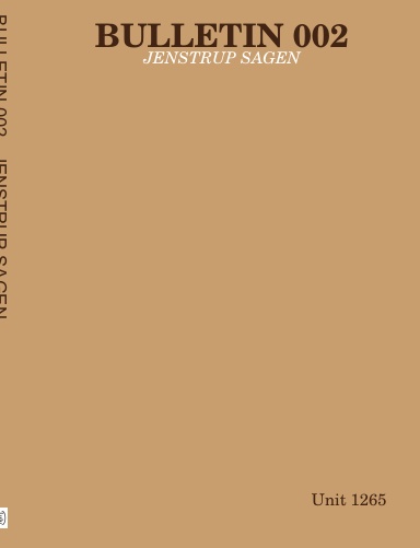 BULLETIN 002 - JENSTRUP SAGEN