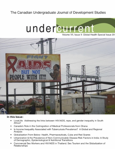 Undercurrent Global Health Special Issue 2010: Vol 7, Iss 2